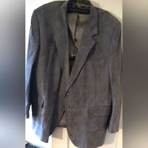 Gray Suede Garrison Park Blazer